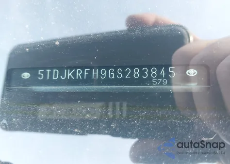 2016 Toyota Highlander Xle V6 из США, поврежденный, VIN 5TDJKRFH9GS283845